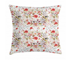 Romantic Feminine Spring Pillow Cover