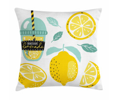 Homemade Lemonade with Pipe Pillow Cover