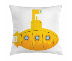 Simple Underwater Vehicle Pillow Cover