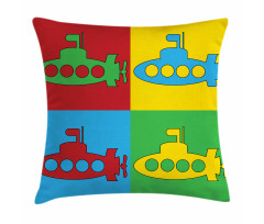 Nursery Pictogram Squares Pillow Cover