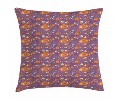 Abstract Colorful Marine Pillow Cover