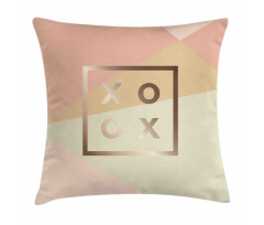 Minimalist Love Design Frame Pillow Cover