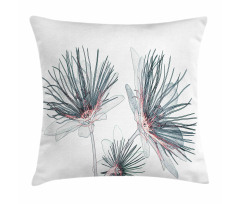 Xtray Effect Passion Flower Pillow Cover