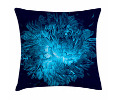 Luminous Chrysanthemum Art Pillow Cover