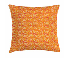 Abstract Leaf Bulbs Autumn Pillow Cover