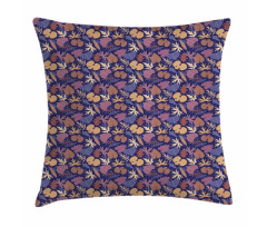 Graceful Leafage Vintage Pillow Cover