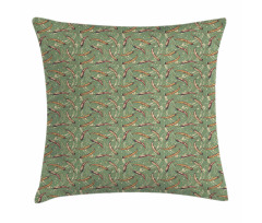 Chili Peppers Splash Paint Pillow Cover