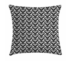 Abstract Romantic Hearts Pillow Cover