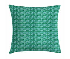 Banana Leaves Exotic Pattern Pillow Cover