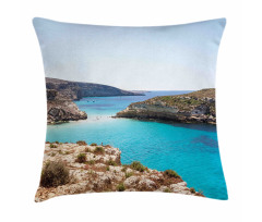 Lampedusa Island Pure Water Pillow Cover