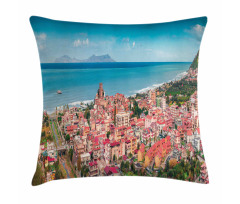 Brolo Town Aerial View Pillow Cover