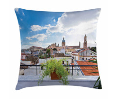 City of Palermo Panorama Pillow Cover