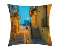 Narrow Alley Street Building Pillow Cover