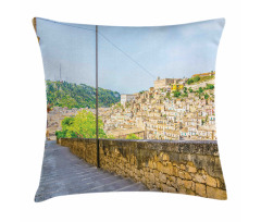 Stairway in Modica Pillow Cover