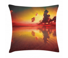 Sunrise Water Reflection Pillow Cover