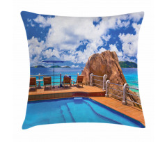 Vacation Resort Ocean Pillow Cover