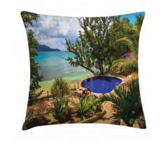 Exotic Beach Summer Pillow Cover