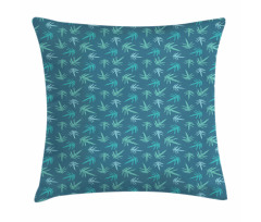 Exotic Leaves Foliage Pillow Cover