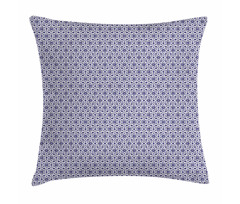 Abstract Repetitive Flowers Pillow Cover