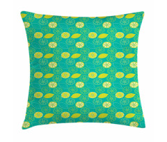 Pattern Citrus Lemons Pillow Cover