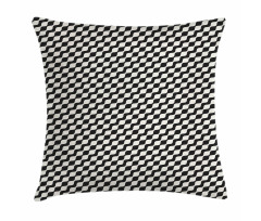 Monochromatic Wavy Stripes Pillow Cover