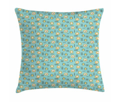 Childish Lion Drawings Pillow Cover