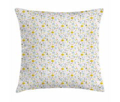 Floral Spring Happiness Pillow Cover