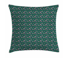 Simplistic Abstract Leaves Art Pillow Cover