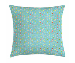 Party Beverages Pattern Pillow Cover