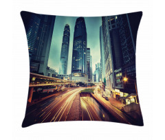 Traffic Hong Kong City Pillow Cover