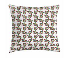 Spring Vibrant Colorful Leaves Pillow Cover