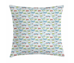 Simplistic Butterflies Art Pillow Cover