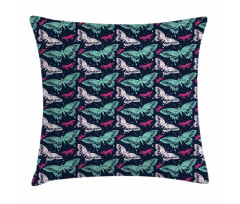 Vivid Butterfly Pattern Pillow Cover