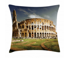 Monument Ruins Pillow Cover