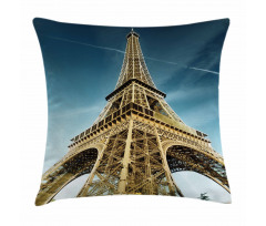 Paris Park Skyline Pillow Cover