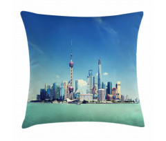 Shanghai Scenery Pillow Cover