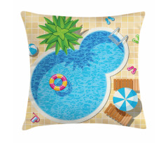 Summer Vacation Leisure Pillow Cover