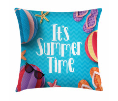 Its Summer Time Funny Pillow Cover