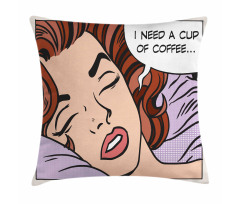 Pop Art Comic Beauty Sleep Pillow Cover