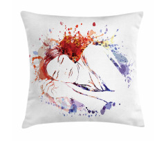 Beauty Sleeping Girl Pillow Cover