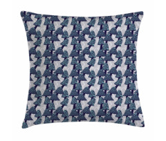 Abstract Design Fungi Art Pillow Cover