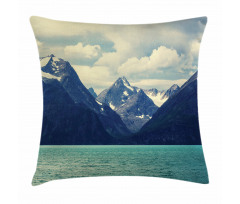 Northern Norway Harbor Pillow Cover
