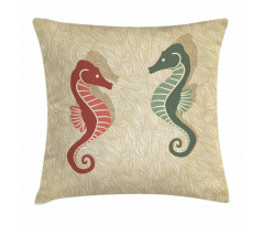 Colorful Beach Pillow Cover