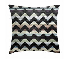 Retro Art Black Chevron Pillow Cover