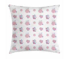 Abstract Simple Floral Art Pillow Cover