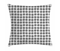 Striped Rounds Art Pillow Cover