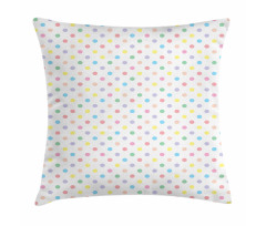 Pastel Color Blemishes Pillow Cover