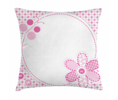 Girly with Flower Sweetheart Pillow Cover