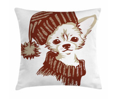 Puppy Hat and Pullover Pillow Cover