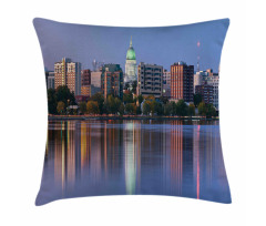 Panoramic Madison Photo Pillow Cover